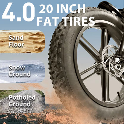 S7 Off-Road Electric Bike for 1000W Motor Adults Mountain Ebike with 48V 60AH LG Battery All-Terrain Motorcycle Style